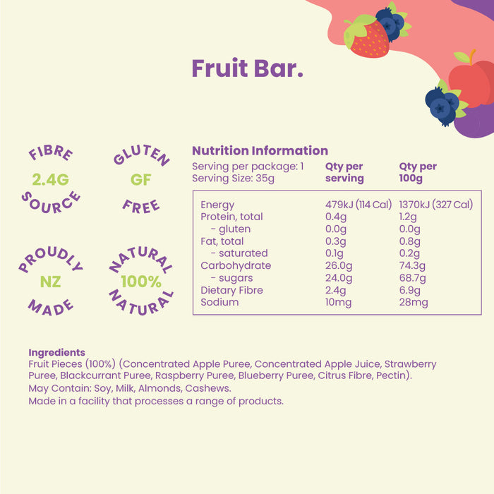 Fruit Bars - Box of 12