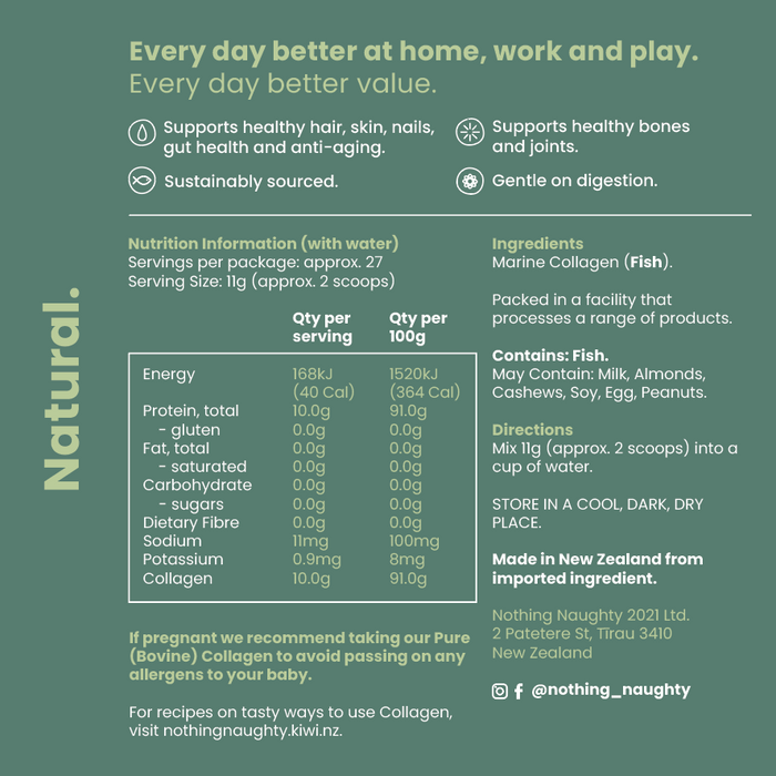 Pure Marine Collagen - 300g Bag