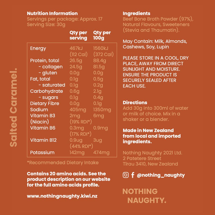 Bone Broth Protein Sample Sachet - 1 x 30g Serving