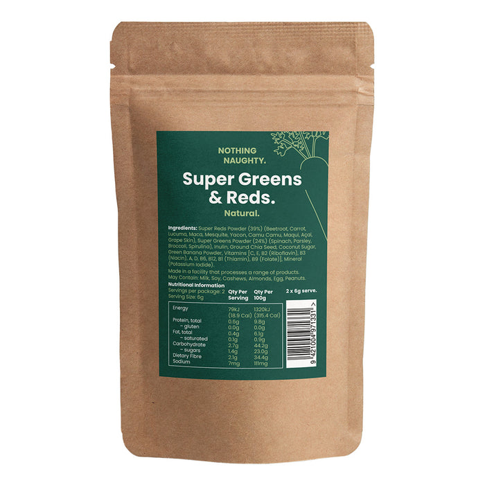 Premium Super Greens & Reds Sample Sachet - 2 x 6g Servings
