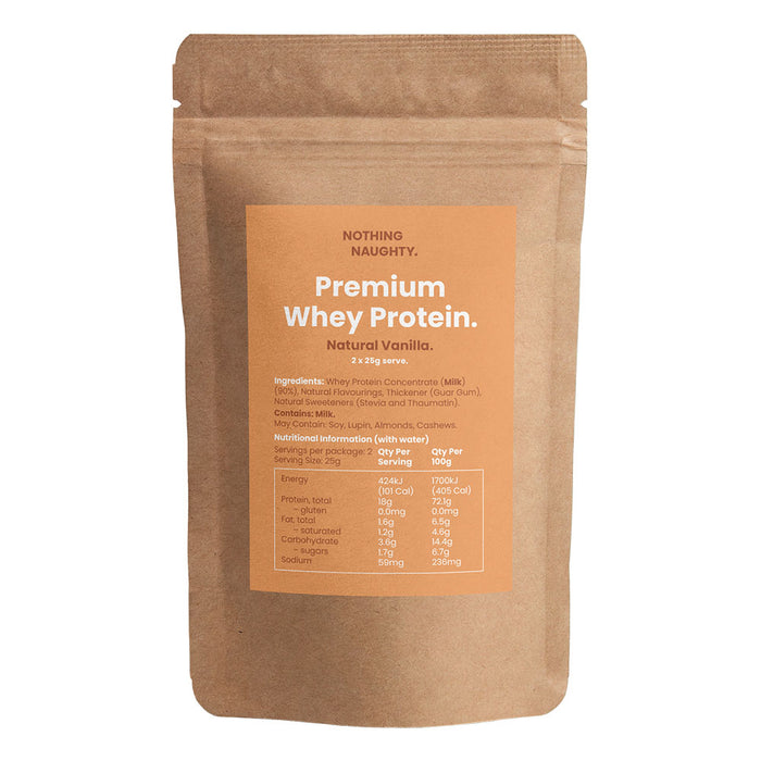 NZ Whey Protein Sample Sachet - 2 x 25g Servings