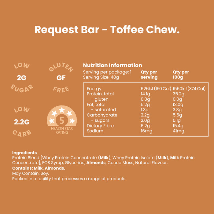 Request Low-Carb Protein Bar - Box of 12