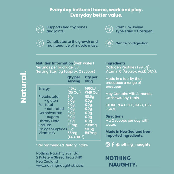 Pure Collagen - 500g Refill Bag