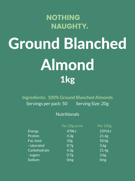 Ground Blanched Almond 1kg