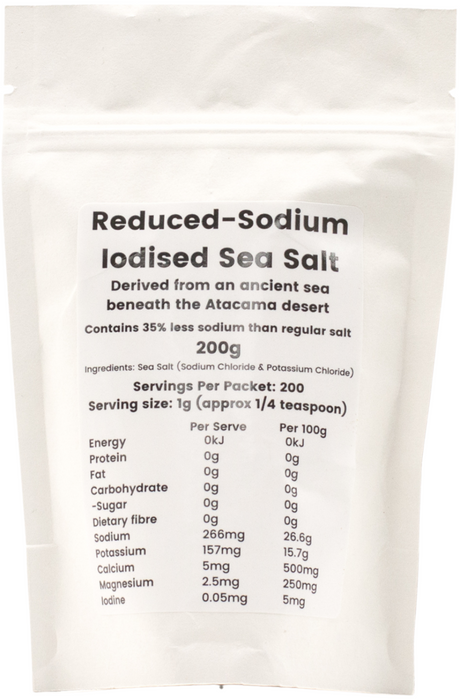 Reduced-Sodium Sea Salt 200g