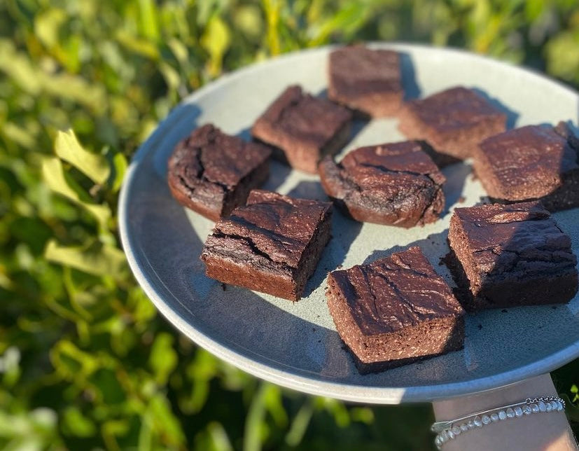 Vegan Chocolate Protein Brownies
