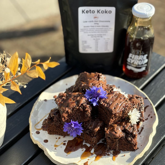Keto Koko Caramel Chocolate Brownie