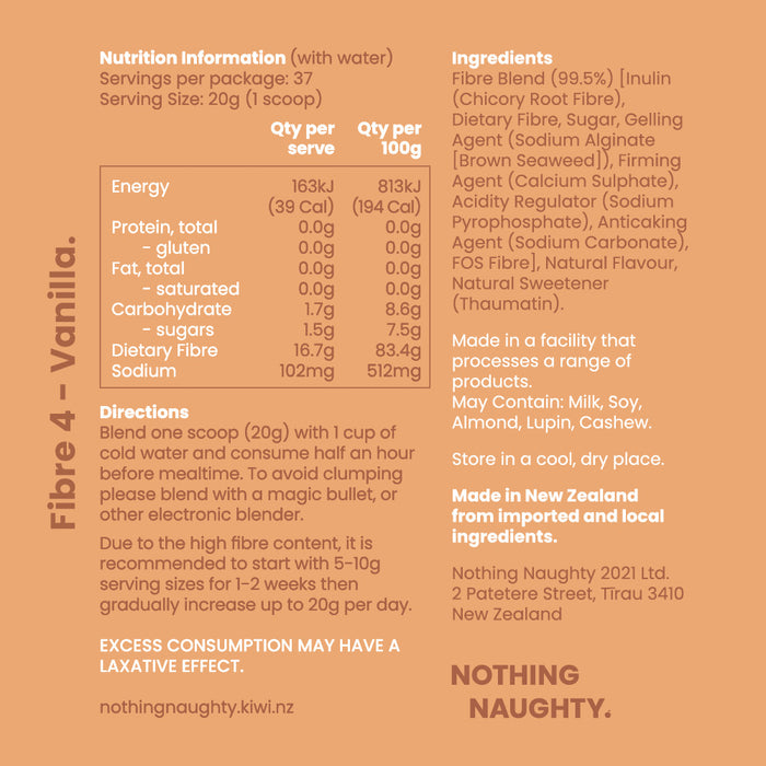 Fibre 4 Prebiotic - 750g Jar