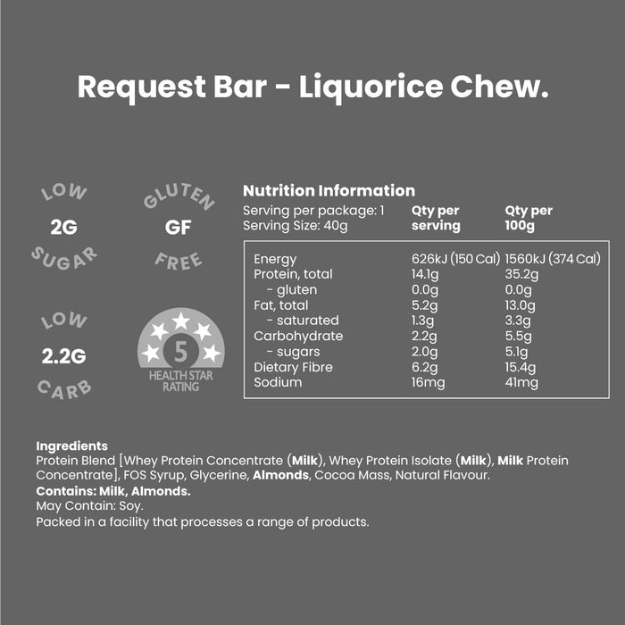 Request Low-Carb Protein Bar - Single