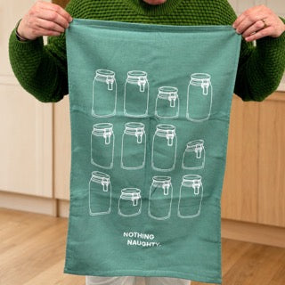 Fabulous Jars Cotton Tea Towel