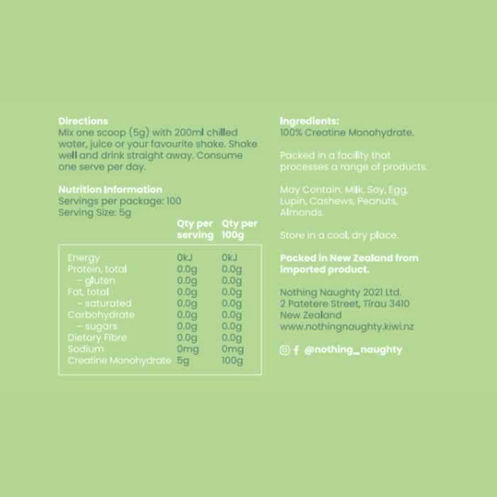 Creatine Monohydrate Supplement 500g