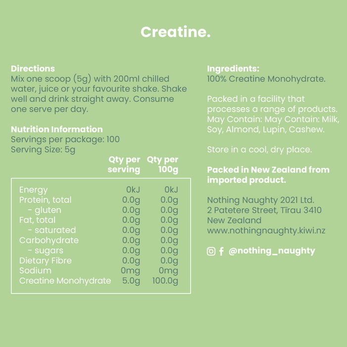 Creatine Monohydrate Supplement 500g