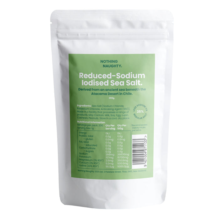 Reduced-Sodium Iodised Sea Salt 200g