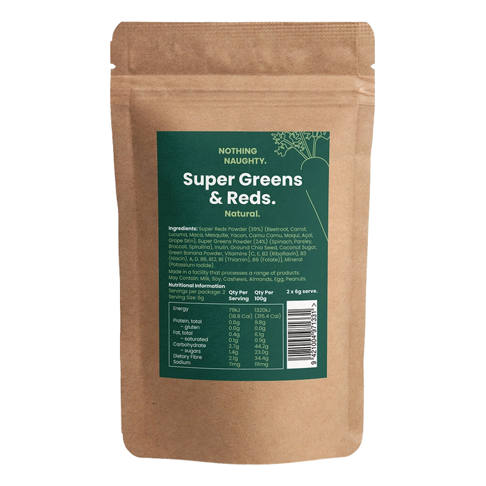 Premium Super Greens & Reds Sample Sachet - 2 x 6g Servings