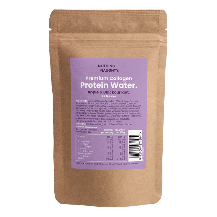 Premium Collagen Protein Water Sample Sachet - 1 x 30g Serving
