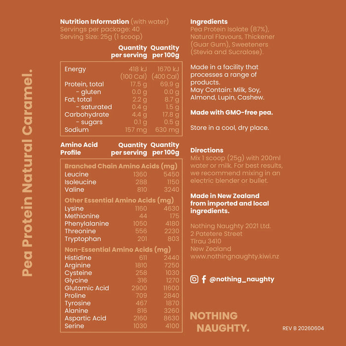 Premium Pea Protein - 1kg Jar