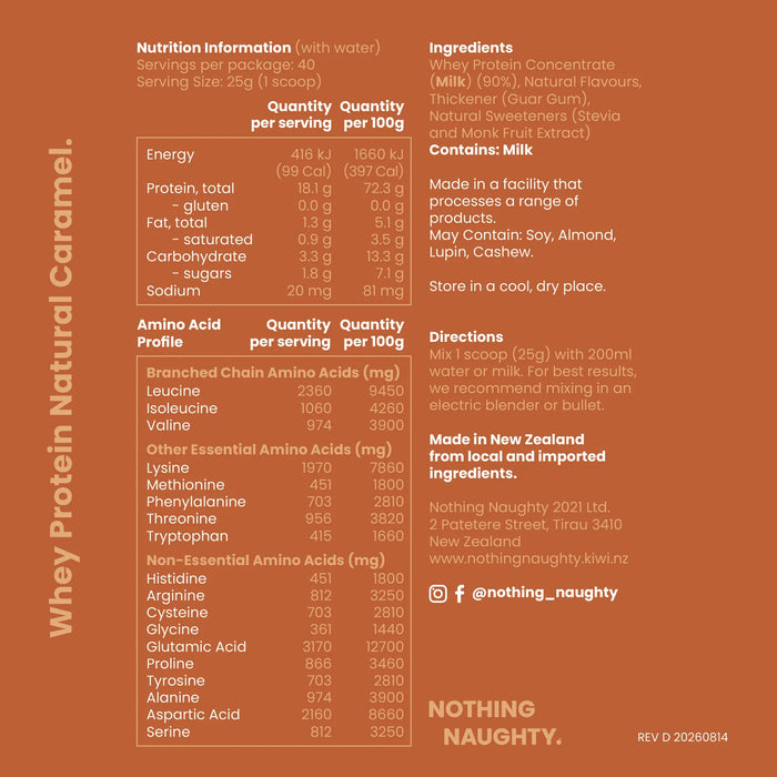 Premium NZ Whey Protein - 1kg Jar