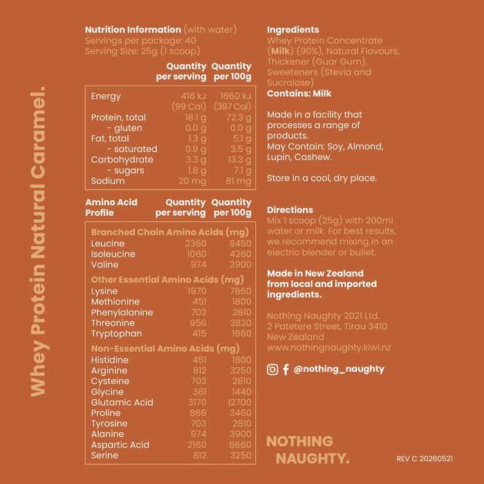Premium NZ Whey Protein - 1kg Jar