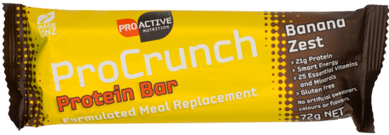 ProCrunch Formulated Meal Replacement Protein Bars - Box of 12
