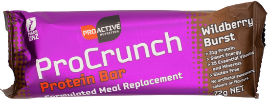 ProCrunch Formulated Meal Replacement Protein Bars - Box of 12