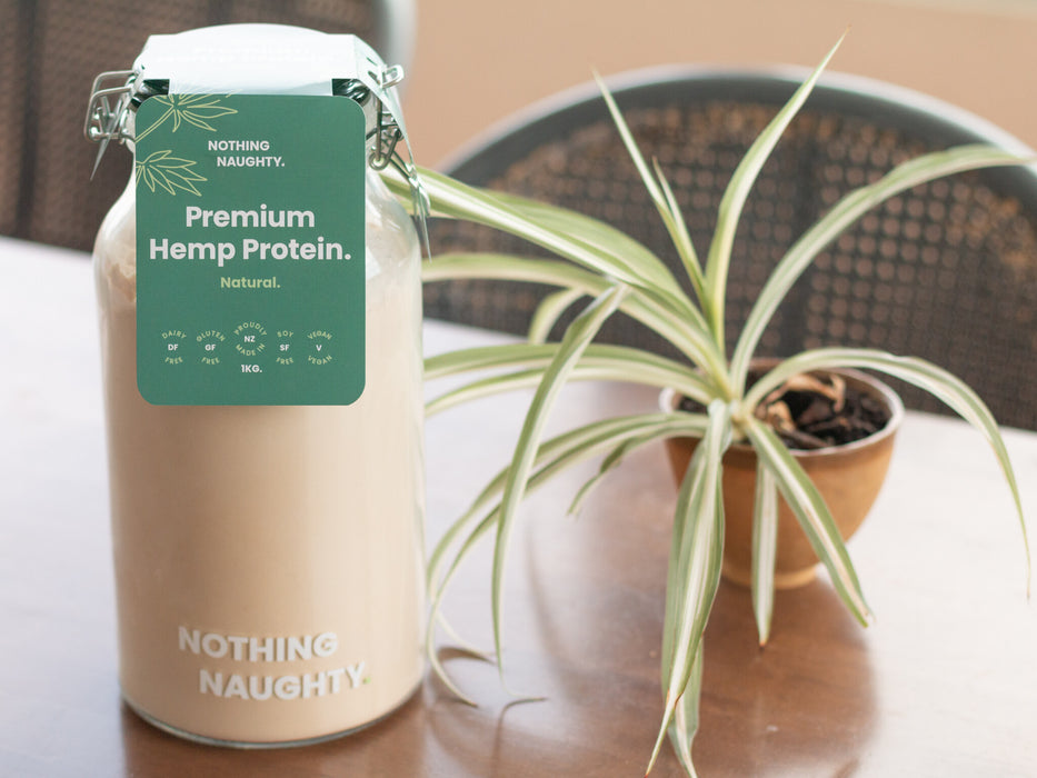 Organic Hemp Protein Powder - 1kg Jar